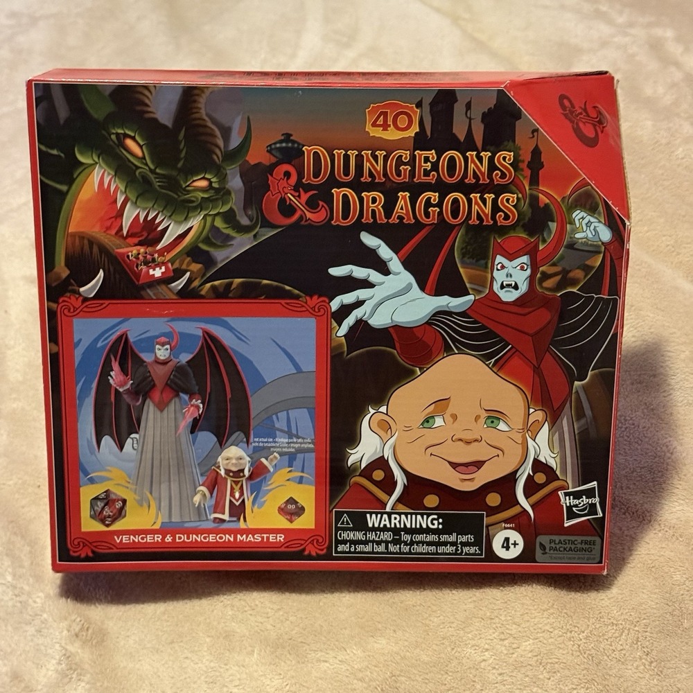 Dungeons & Dragons Cartoon Classics Scale Venger & Dungeon Master Action Figures